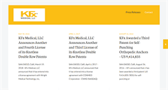 Desktop Screenshot of kfxmedical.com